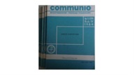 Communio przegląd teologiczny nr 1-6 z 1984 roku