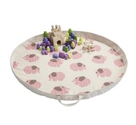 3 Sprouts Podložka na hračky Slon růžový