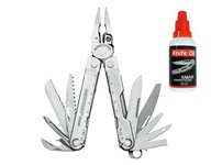 ZESTAW Multitool Leatherman Rebar OLEJ SMAR