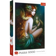 Puzzle TREFL 1000 elementów PRZYJACIÓŁKA SMOKÓW De