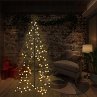 vidaXL Ozdoba świąteczna w kształcie choinki, 160 LED, 78x120 cm