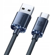 Kabel USB do USB-C Baseus Crystal Shine, 100W, 1.2m (czarny)