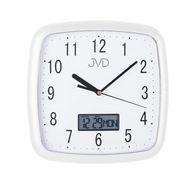 JVD DH615.4 - 25,5x25,5cm - Nástenné hodiny - Biela