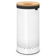 BRABANTIA - Stalowy kosz na bieliznę 35 l - Biały