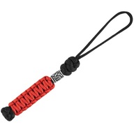 Brelok do kluczy M-Tac Temblak Loopy Snake Scandinavian Silver - Black/Red