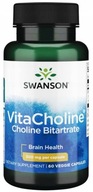 Swanson VitaCholine 300mg 60kaps. Cholín Pamäť Steatóza pečene