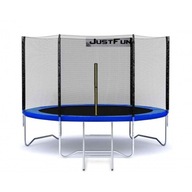 TRAMPOLINA OGRODOWA Dla Dzieci Domowa Z Siatką PREMIUM 312 CM 10FT