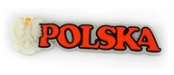 Polska - magnes fluorescencyjny na lodówkę
