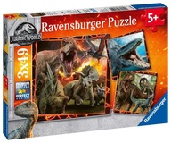 Ravensburger Puzzle 2D Jurský svet 3x49el 8054