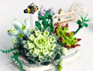 zestaw do budowania modelu bukiet kwiatów klocki sztuczny kwiat zabawka dla dziewczynki