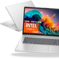 Nowy Model Laptop HP 17 Intel i5-13 16GB SSD 512GB Podświetlana klaw. W11