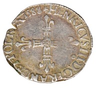 1/4 ecu 1588 Henrik Bálint Franciaország Rennes
