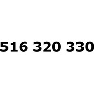 516 320 330 T-MOBILE ZŁOTY NUMER TELEFONU STARTER NA KARTĘ SIM NR TMOBILE
