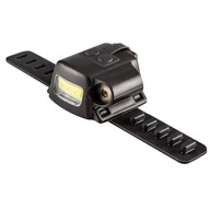 Lampa punktowa latarka + laser 2w1 90lm dioda LED