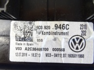 dials clock dials VW POLO V 6C GTI 6C0920946C UK