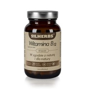 Vitamín B12 Kyanokobalamín 60 kaps Solherbs