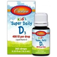 Detské kvapky Super Daily D3 10 ml Carlson Labs