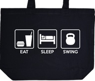 EAT SLEEP SWING torba zakupy prezent