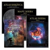 Astrofotografia i 3 atlasy (Niebo i Księżyc)