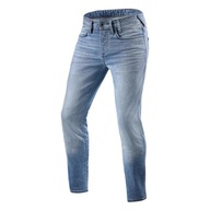 REV'IT Piston 2 SK Light Blue Spodnie JEANS Moto