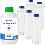 Filtr do ekspresu DELONGHI 5x zamiennik i ODKAMIENIACZ 0,5 l