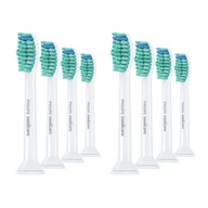 8X KOŃCÓWKI DO SZCZOTECZKI PHILIPS SONICARE C1 PRORESULTS BIAŁE NOWE ORG