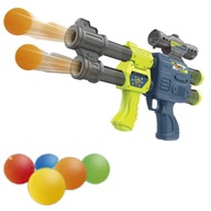 Podwójny pistolet kolorowe kulki strzelanie Mega broń dla Chłopca