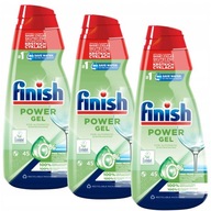 Finish Power Gel Mosogatógépben mosható edénygél szett 0% Készlet 3x 900ml