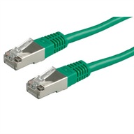 Kabel sieciowy LAN FTP Cat.5e wtyk RJ45 zielony 5m