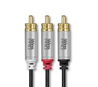 Kabel Przewód analogowy audio Techlink iWires PRO 1x RCA - 2x RCA - 3 metry