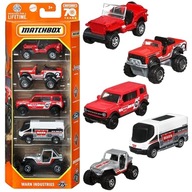 MATCHBOX KOVOVÉ AUTÍČKA MATTEL 5V1 AUTÍČKA WARN INDUSTRIES HKY19