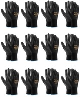 Rukavice Ogrifox Ochranné pracovné rukavice OX-POLIUR BB 12 párov