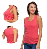 Dámske tričko Top dámske tielko 100% Bavlna Koral Ružový veľ. XL
