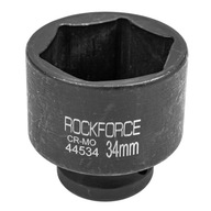 Nástavec hlava rázová hlavica 1/2" 34mm 6-hranná Cr-Mo oceľ ROCKFORCE