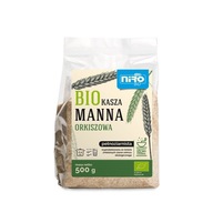 Kasza manna orkiszowa pełnoziarnista 500g NIRO BIO