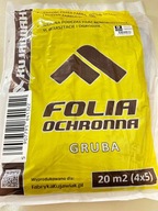 FOLIA MALARSKA GRUBA 4x5 m LDPE 0.02my