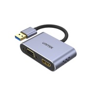 Unitek V1304A USB-A na HDMI  VGA FullHD adaptér