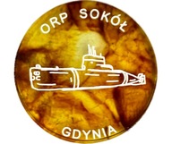 Bursztynowa moneta ORP Sokół Gdynia
