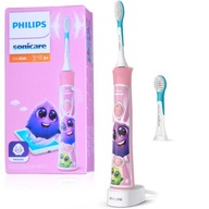 Sonická zubná kefka Philips pre deti HX6352/42 ružová + Nálepky