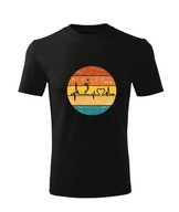 Koszulka T-shirt dziecięca D583 SIATKÓWKA DLA SIATKARZA czarna rozm 110