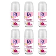 Fa Passionfruit Feel Refreshed Antiperspirant roll-on 6x 50 ml