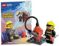 LEGO City Zawsze gotowi komiks z zadaniami + figurka Eldi Hallsson Strażak