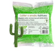 Zariadenie na cukrovú vatu AdMaJ Cukor 500g zelený kaktus vrecko zelený 1 W