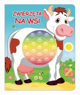 POP IT Zwierzęta na wsi książeczka sensoryczna