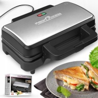 Sendvičovač toustovač nerez ProfiCook PC-ST 1092 černý 900 W