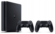 Konsola Sony PlayStation 4 Slim 500Gb + 2x pad DualShock + okablowanie