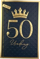 Karnet B6 Urodziny 50