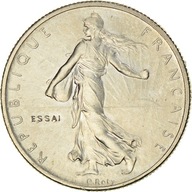 Moneta, Francja, Semeuse, 1/2 Franc, 1965, PRÓBA,