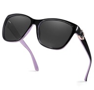 Dámske slnečné okuliare LVIOE, polarizované UV400, fialová