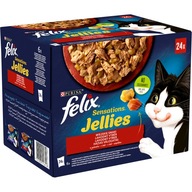 FELIX SENSATIONS MIX SMAKÓW Karma dla kota 24x85g